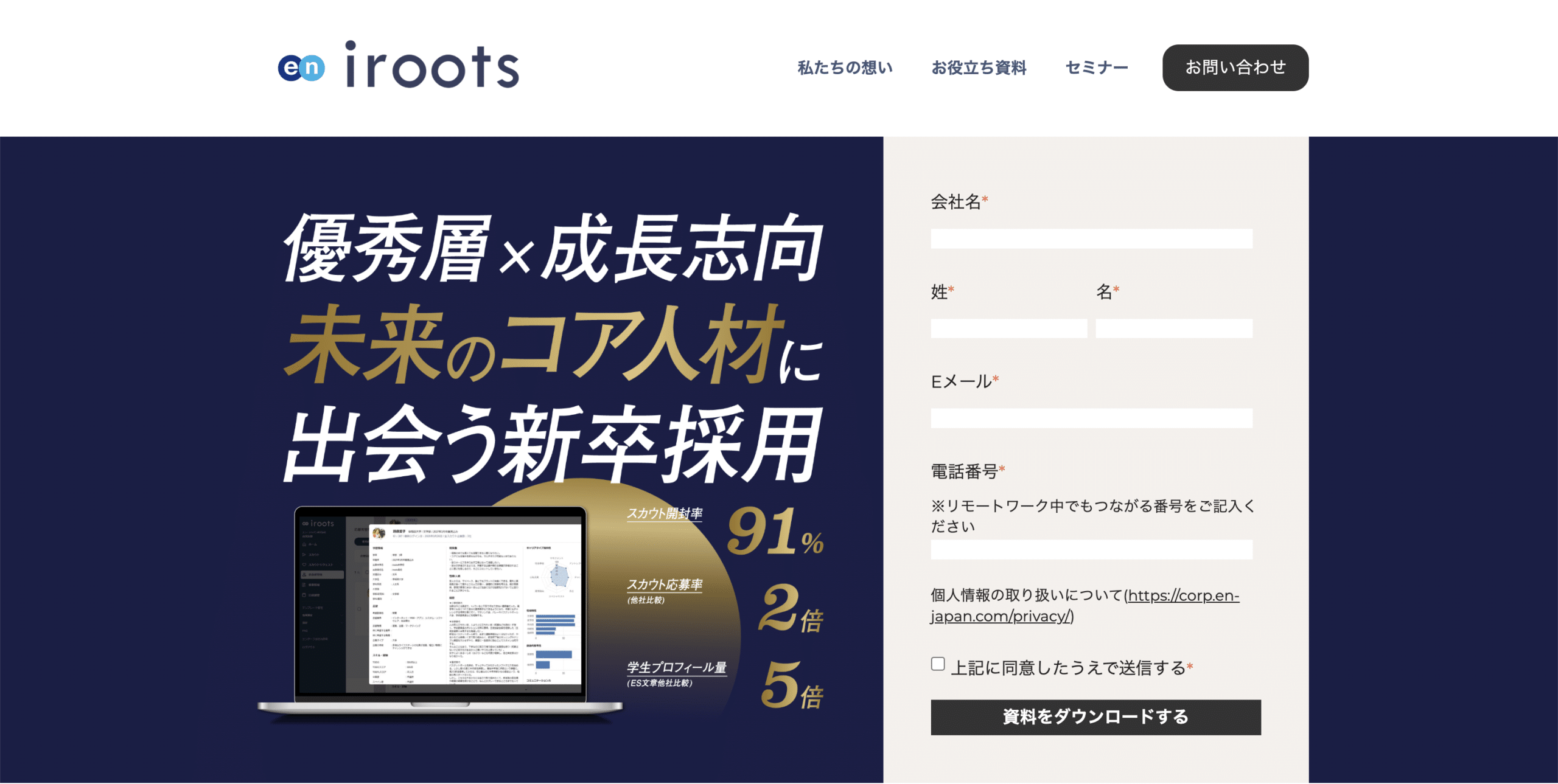 irootsサービスイメージ