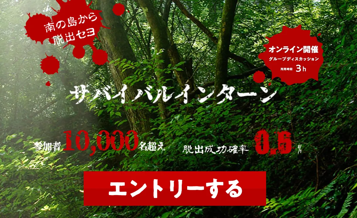 サバイバルインターン（株式会社アローリンク）